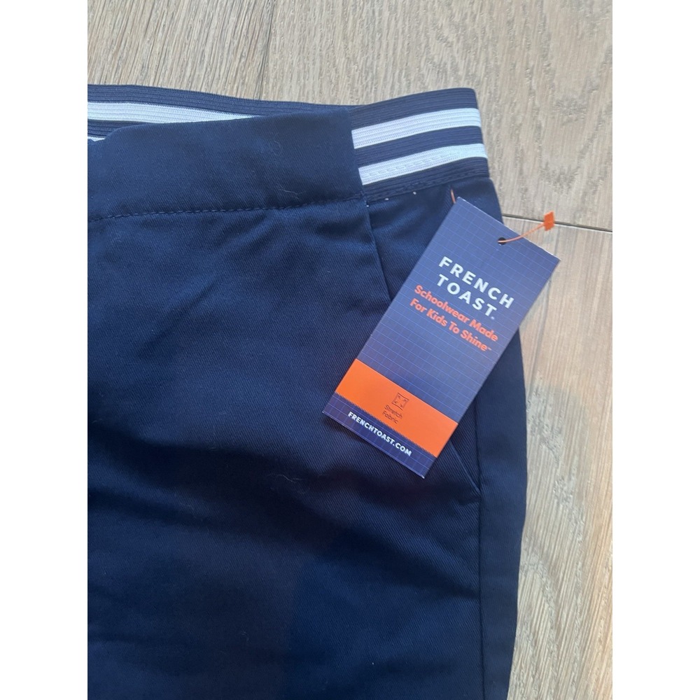 Navy French Toast Contrast Waist Uniform‎ Pants Size 10.5 Plus New